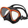 TUSA Intega Mask with Black Silicone Energy orange